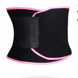 Black and Pink Waist Trainer Corset